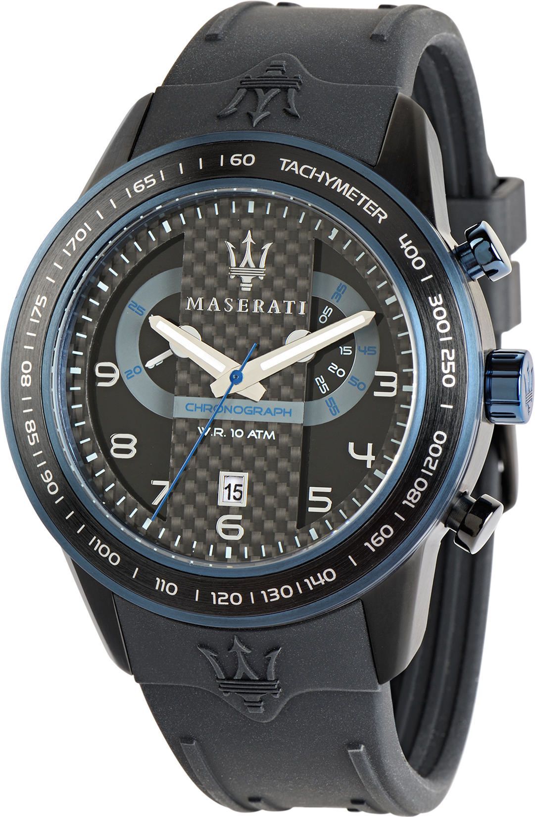 Maserati Corsa  Black Dial 46 mm Quartz Watch For Men - 1