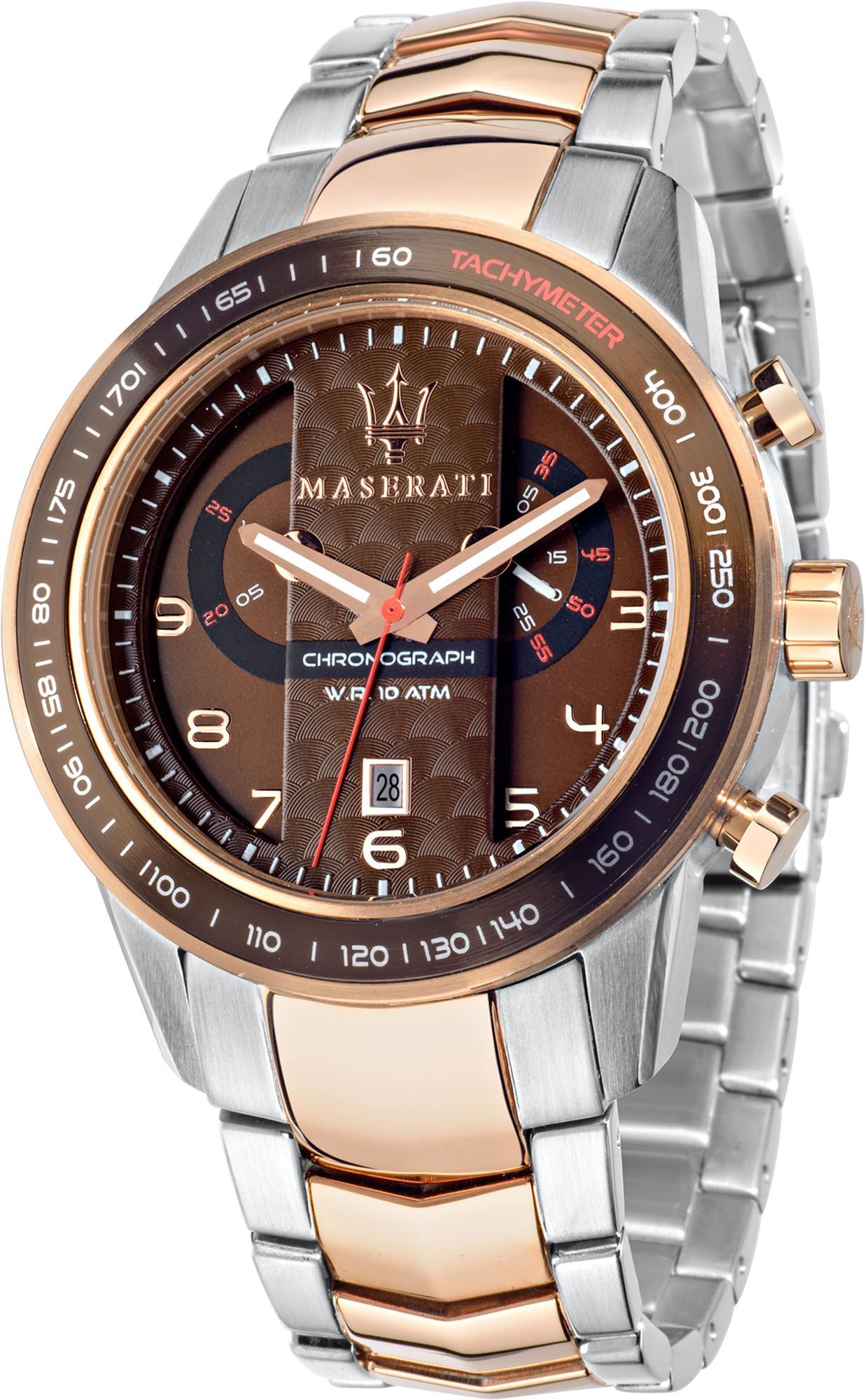 Maserati Corsa  Brown Dial 46 mm Quartz Watch For Men - 1