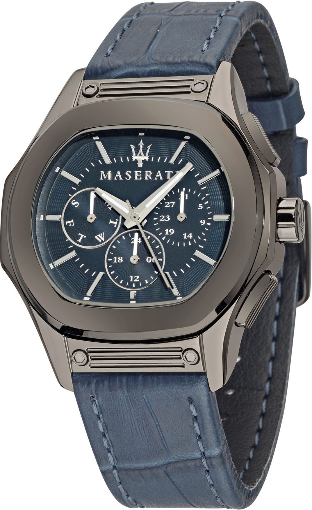 Maserati Fuoriclasse  Blue Dial 43 mm Quartz Watch For Men - 1