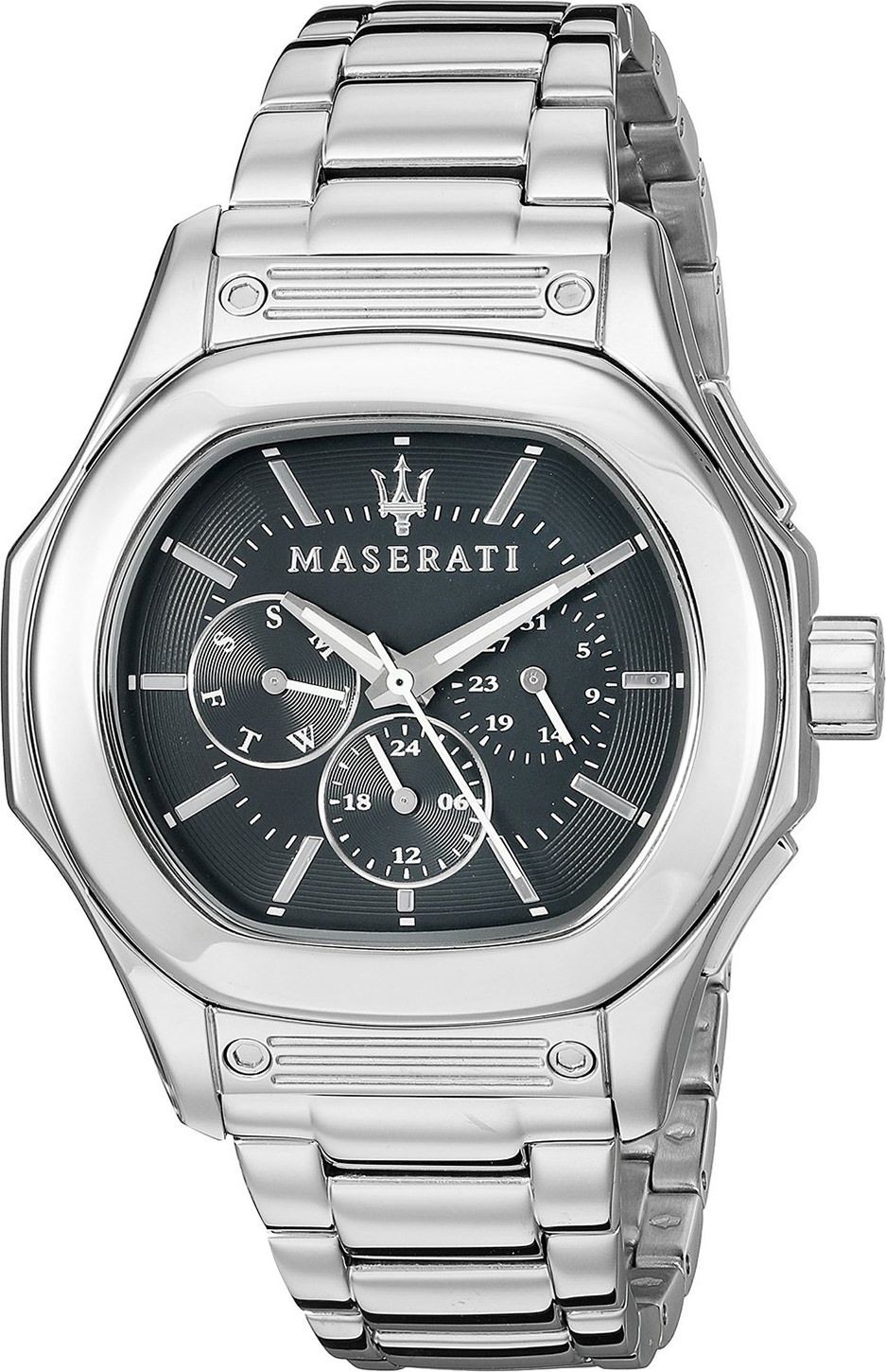 Maserati Fuoriclasse  Grey Dial 42 mm Quartz Watch For Men - 1