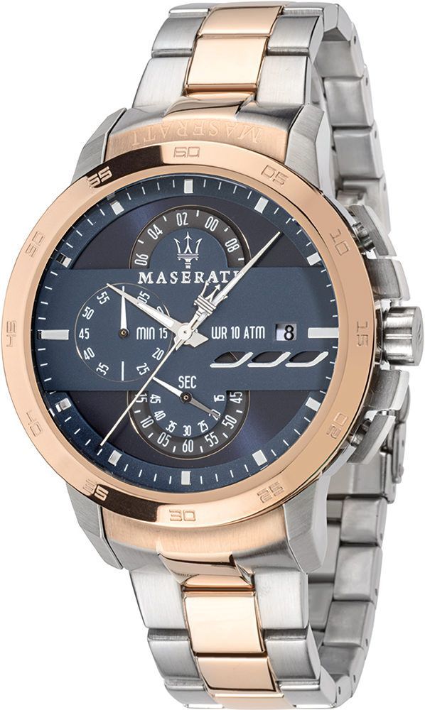 Maserati Ingegno  Blue Dial 45 mm Quartz Watch For Men - 1