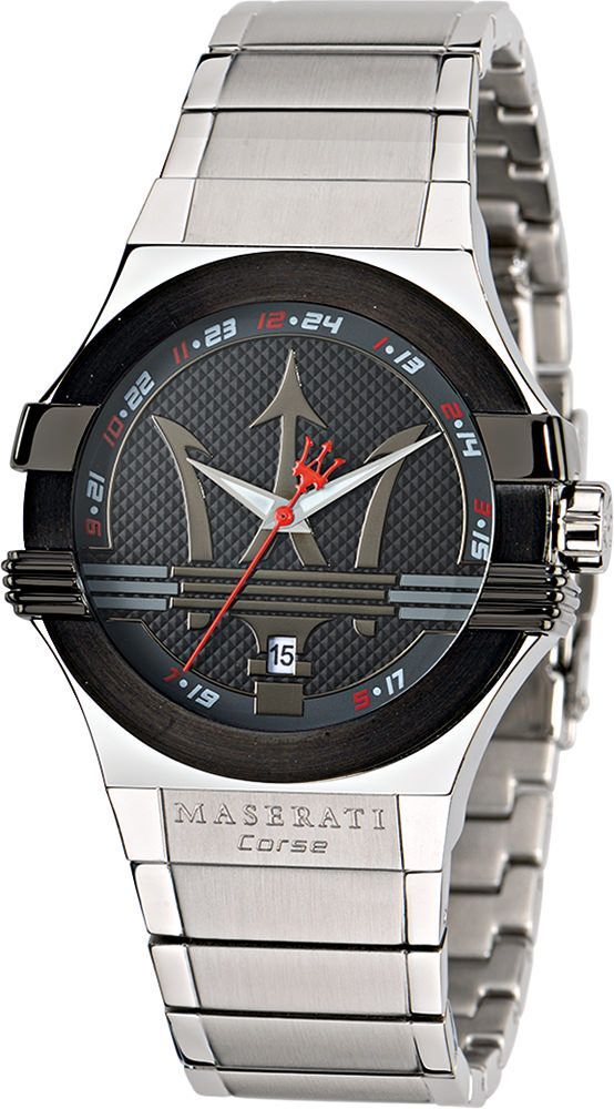 Maserati Potenza 42 mm Watch in Black Dial For Men - 1