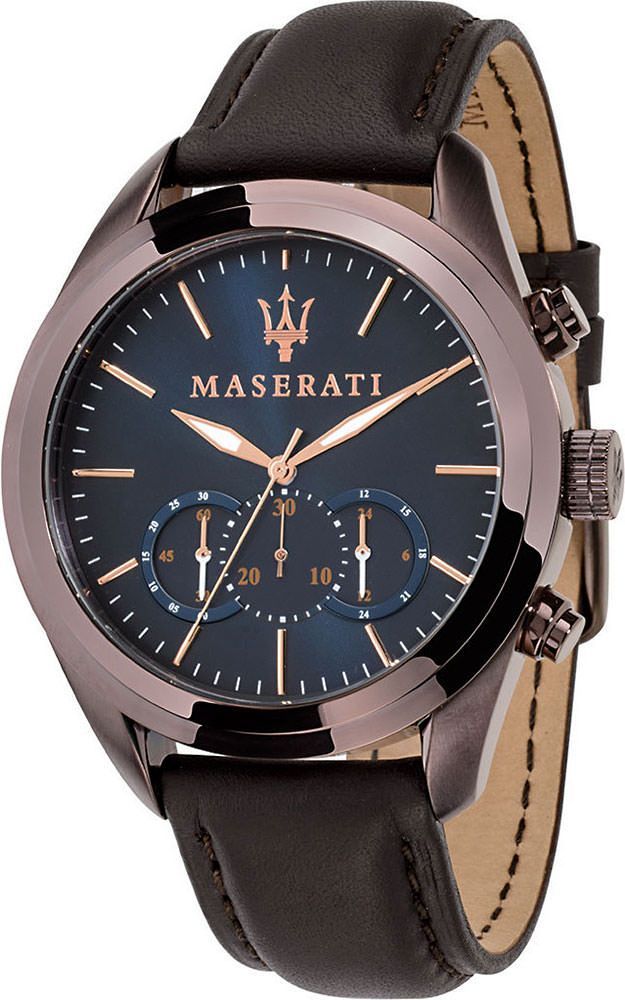 Maserati Sport Traguardo Blue Dial 45 mm Quartz Watch For Men - 1