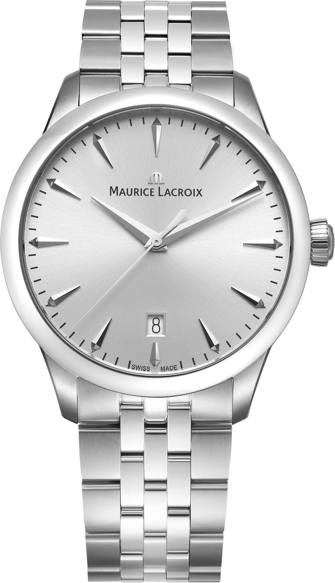 Maurice Lacroix 1975  Silver Dial 39 mm Quartz Watch For Men - 1