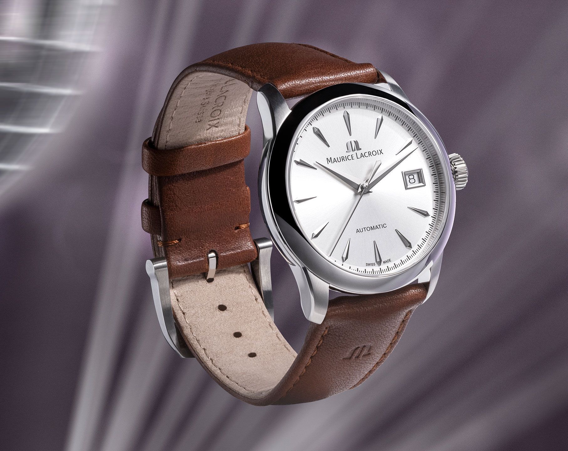 Maurice Lacroix 1975  Silver Dial 36 mm Automatic Watch For Women - 2