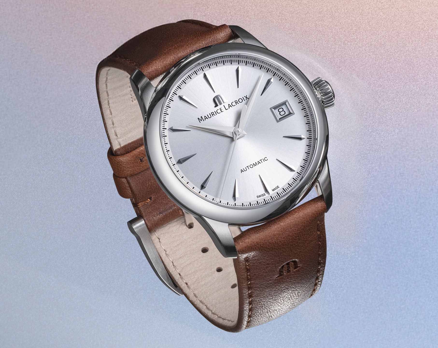 Maurice Lacroix 1975  Silver Dial 36 mm Automatic Watch For Women - 5