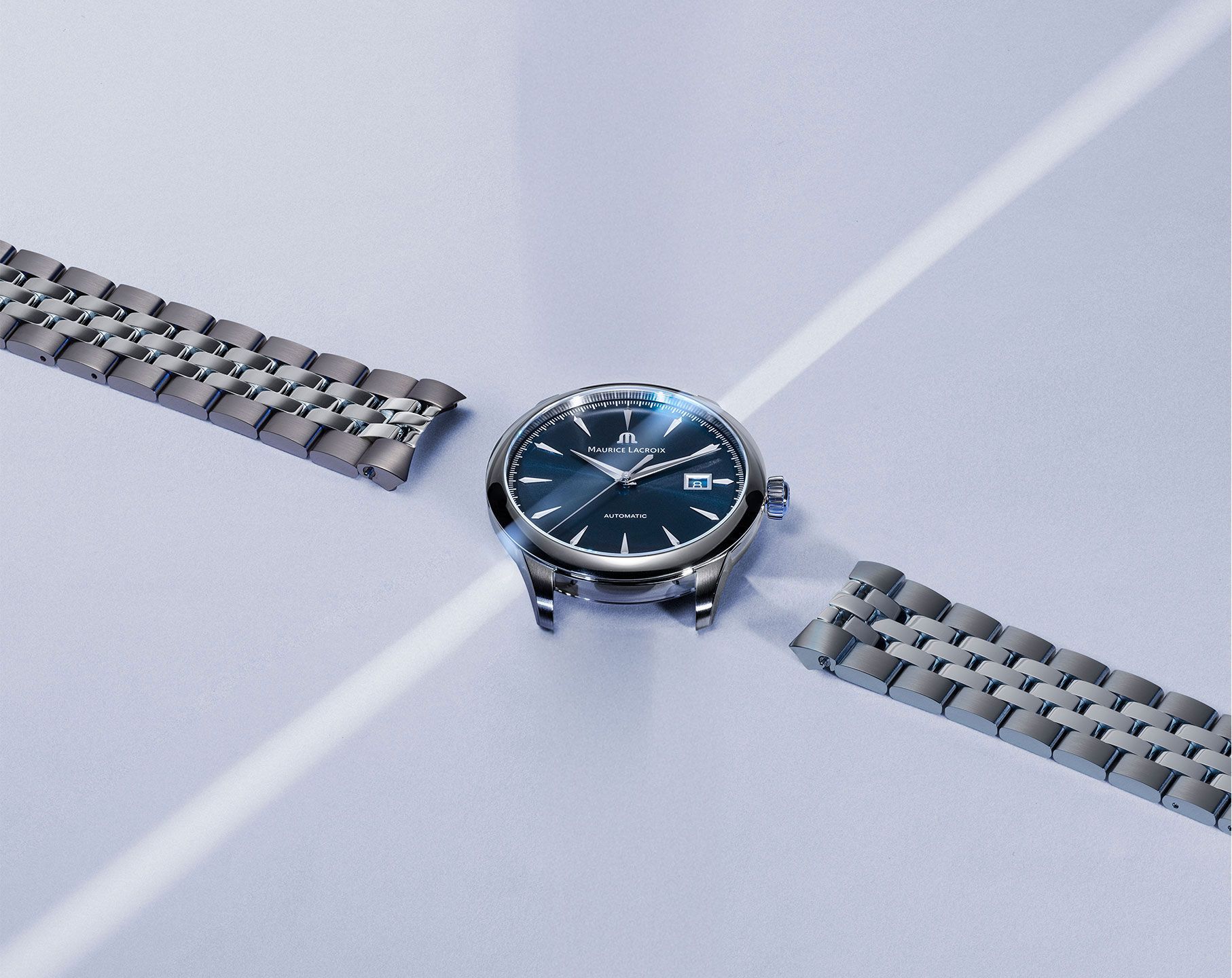 Maurice Lacroix 1975  Blue Dial 36 mm Automatic Watch For Women - 2