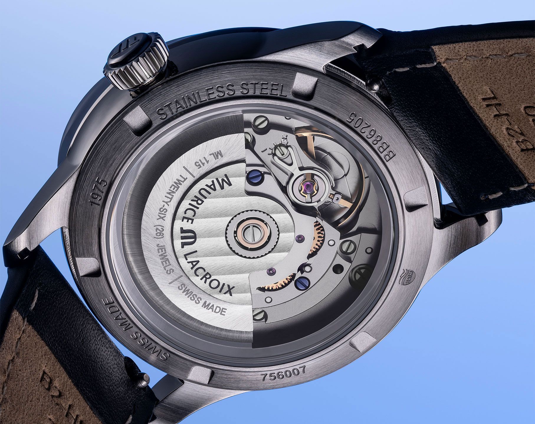Maurice Lacroix 1975  Black Dial 40 mm Automatic Watch For Men - 2