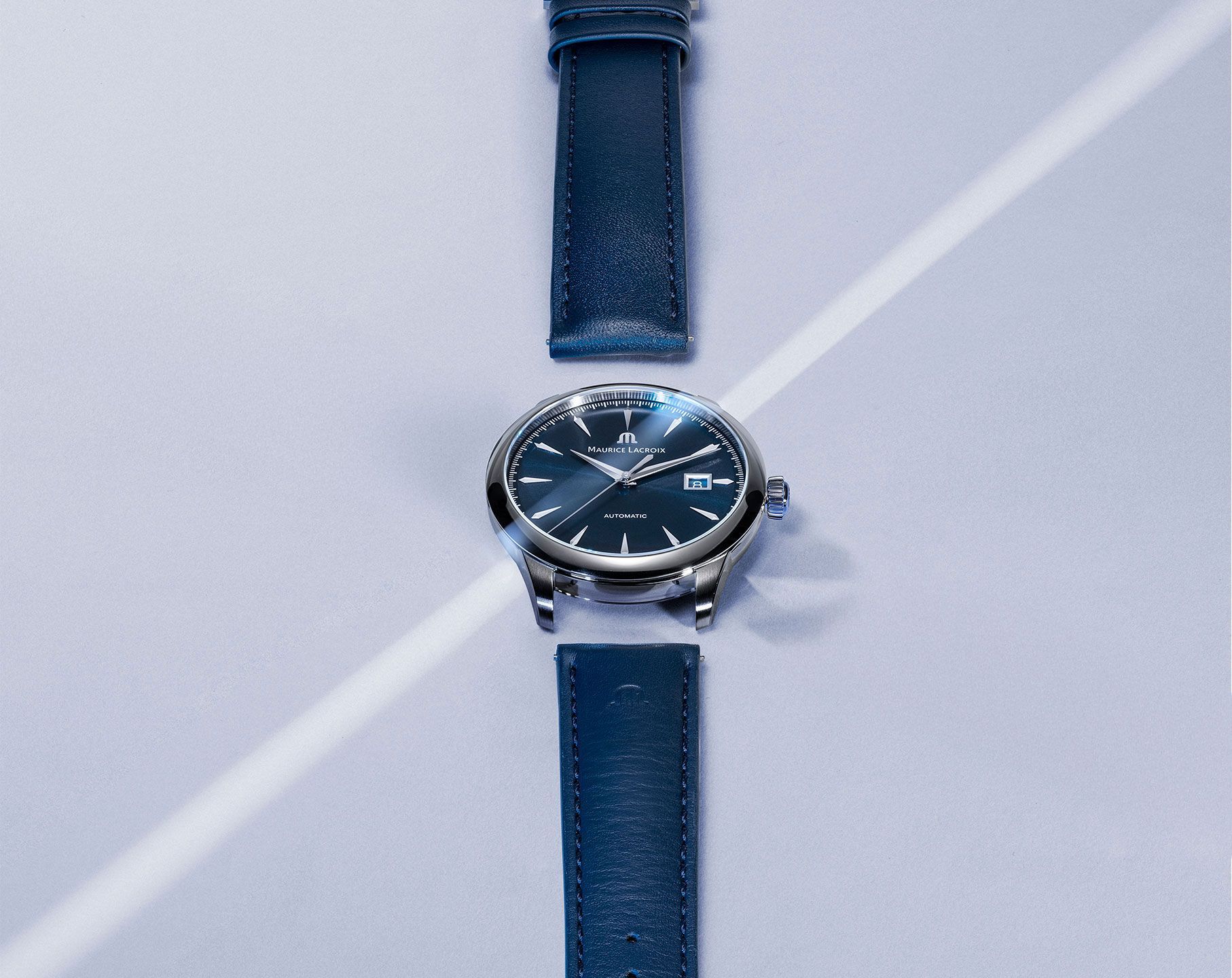 Maurice Lacroix 1975  Blue Dial 40 mm Automatic Watch For Men - 3