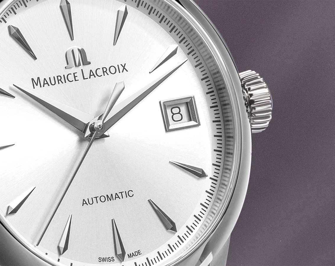 Maurice Lacroix 1975  Silver Dial 40 mm Automatic Watch For Men - 5