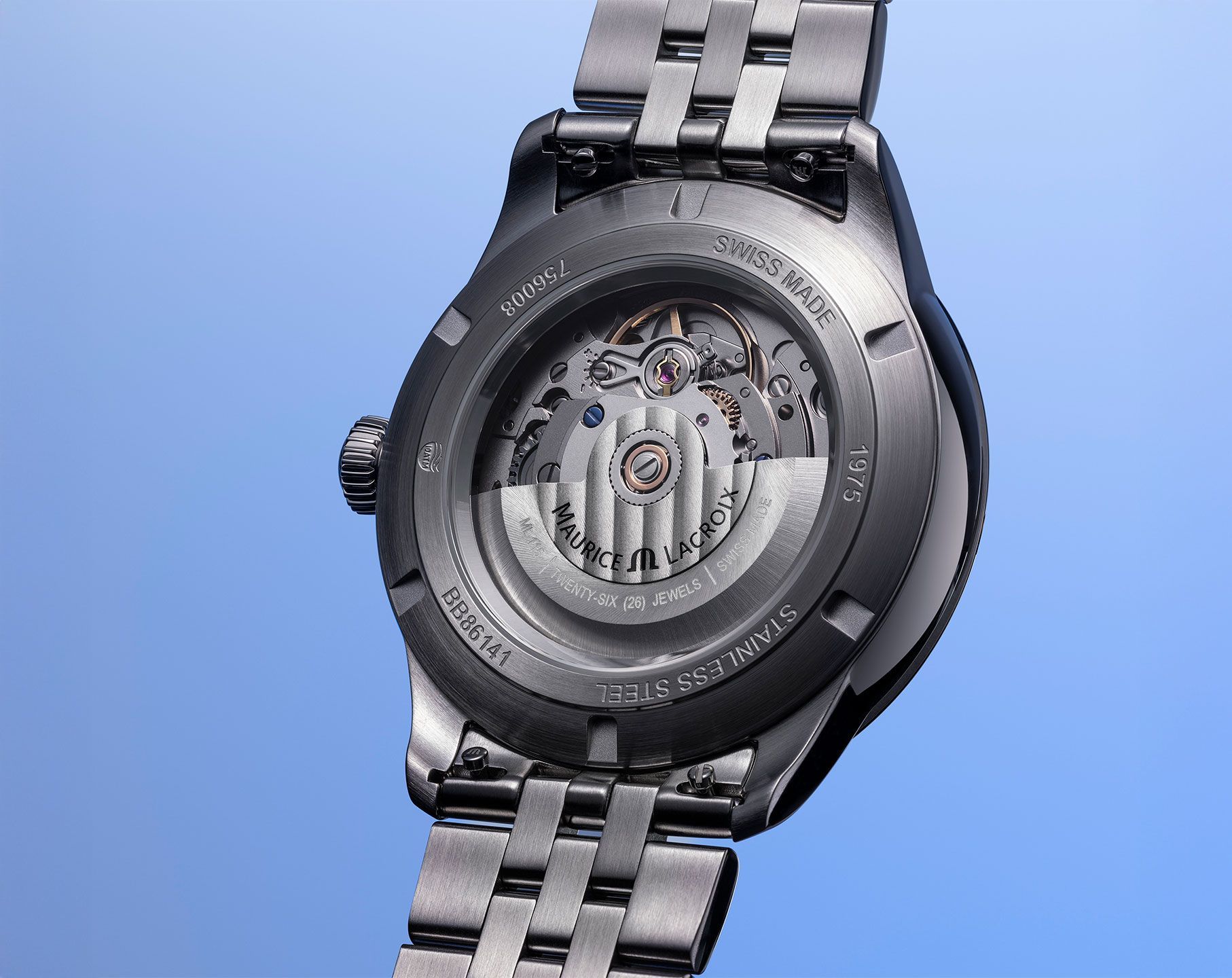 Maurice Lacroix 1975  Black Dial 40 mm Automatic Watch For Men - 2