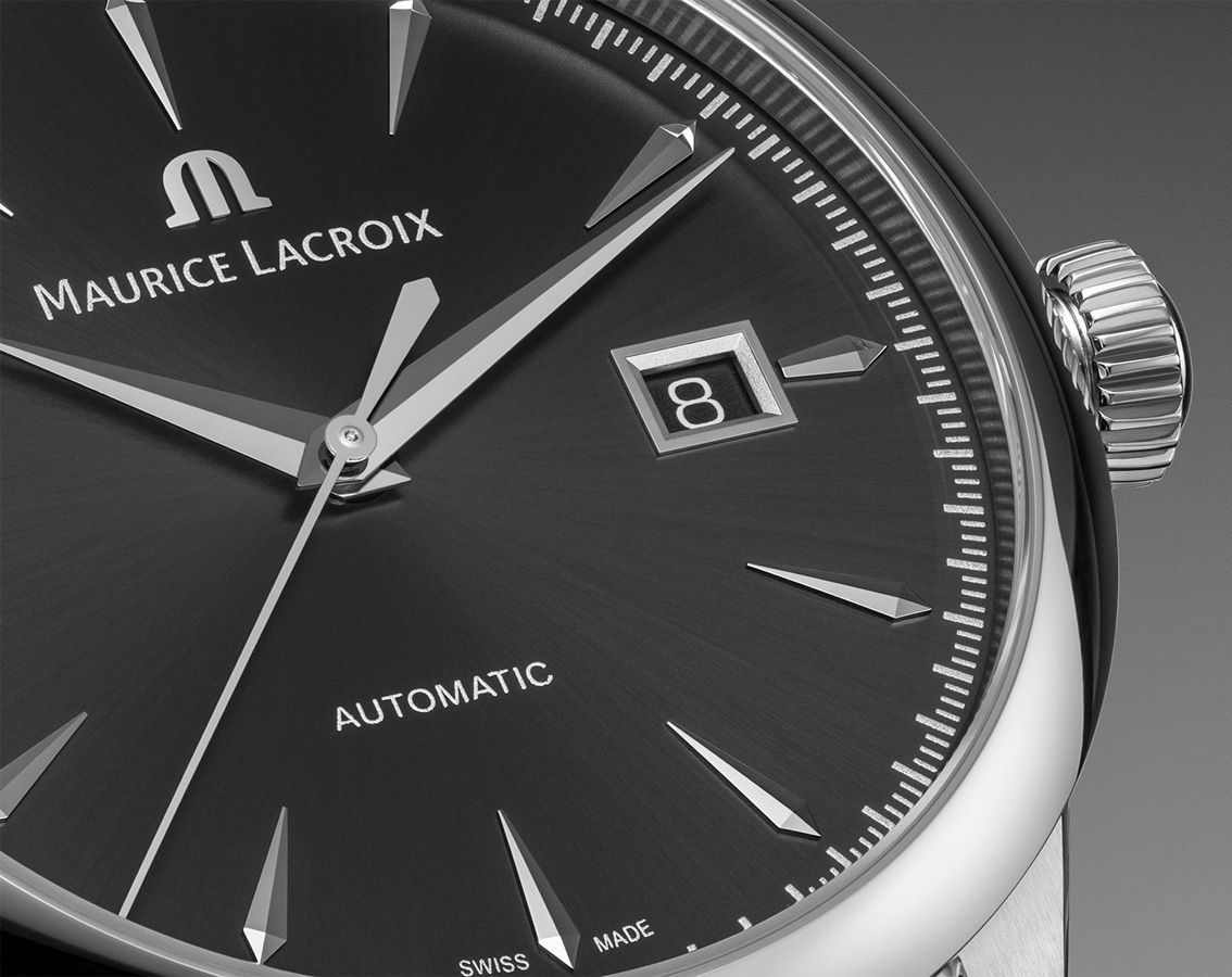 Maurice Lacroix 1975  Black Dial 40 mm Automatic Watch For Men - 6