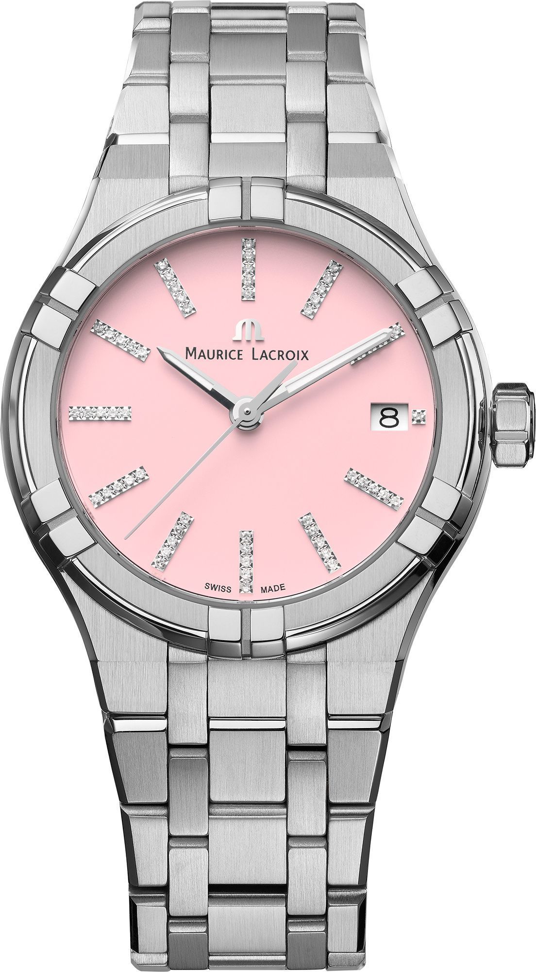 Maurice Lacroix Aikon Aikon Quartz Pink Dial 35 mm Quartz Watch For Women - 1