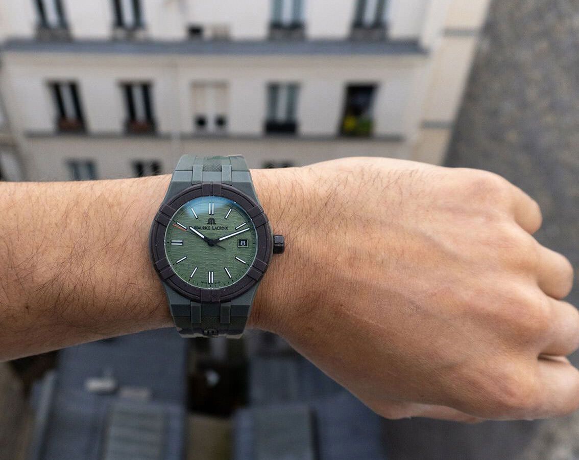 Maurice Lacroix Aikon Aikon #tide Green Dial 40 mm Quartz Watch For Men - 2