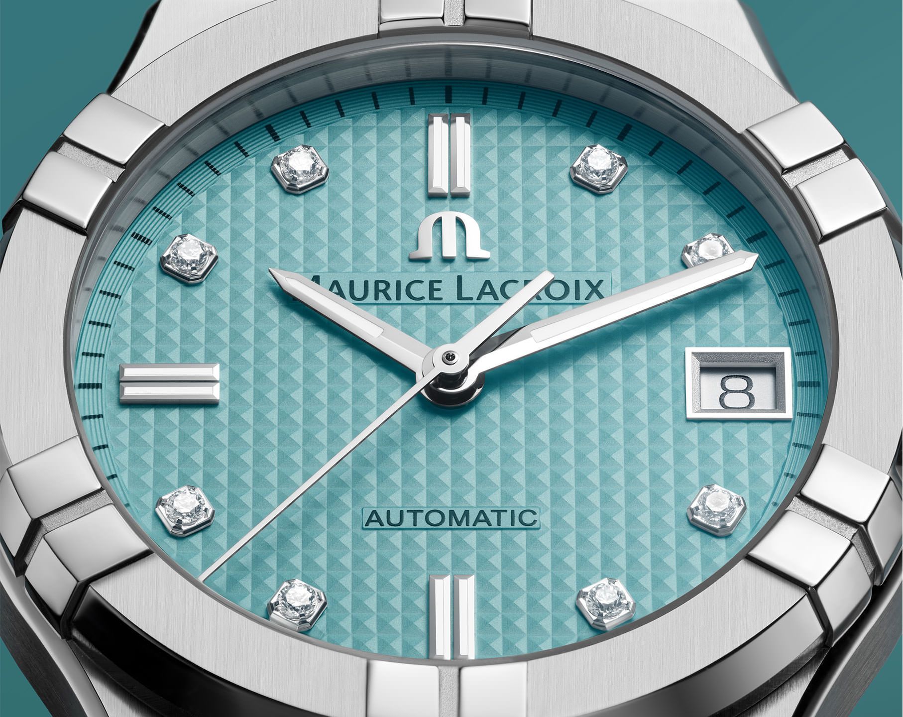 Maurice Lacroix Aikon Aikon Automatic Turquoise Dial 35 mm Automatic Watch For Women - 3
