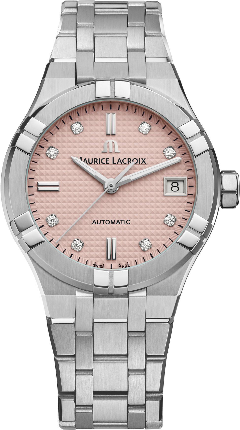 Maurice Lacroix Aikon Aikon Automatic Pink Dial 35 mm Automatic Watch For Women - 1