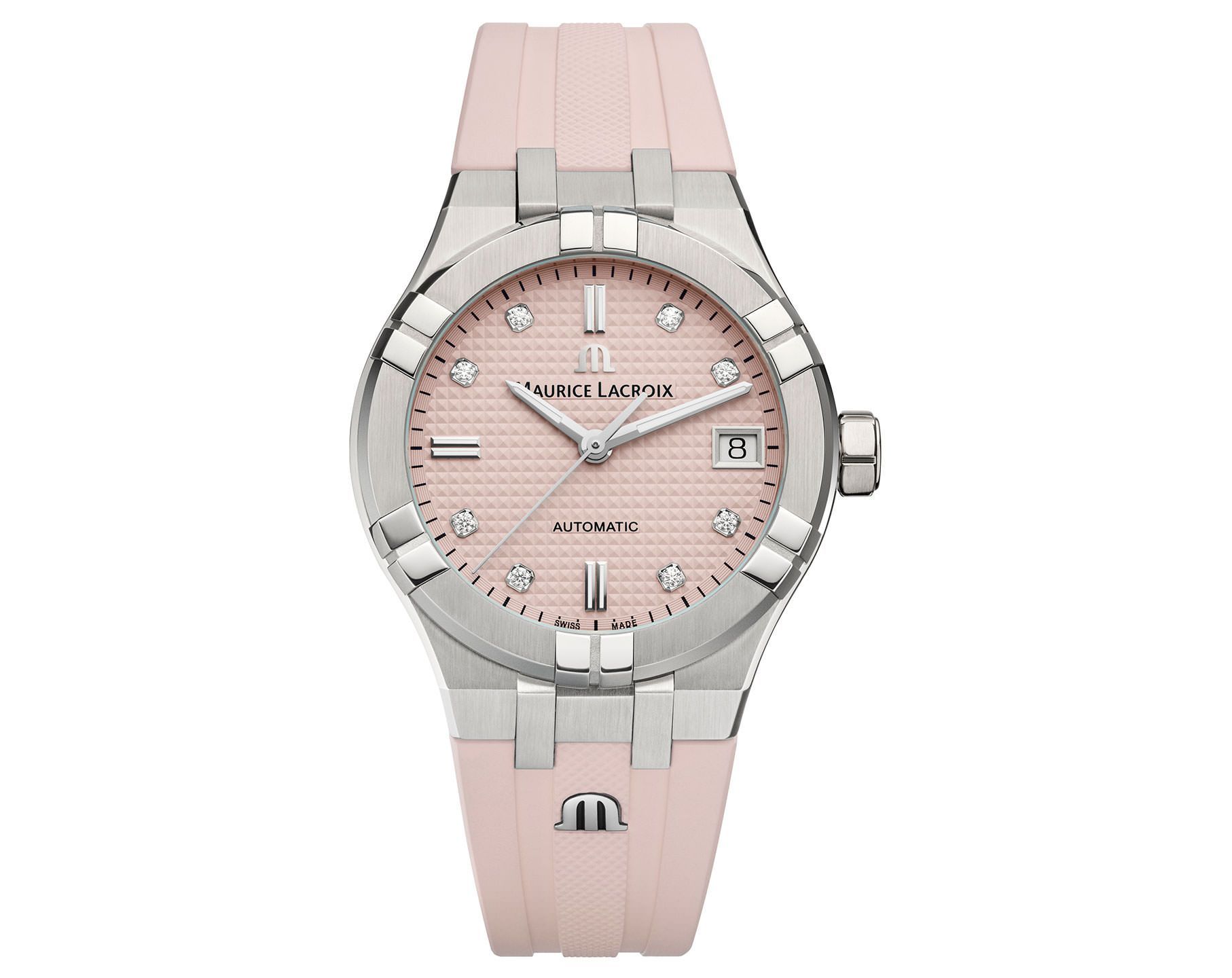Maurice Lacroix Aikon Aikon Automatic Pink Dial 35 mm Automatic Watch For Women - 2