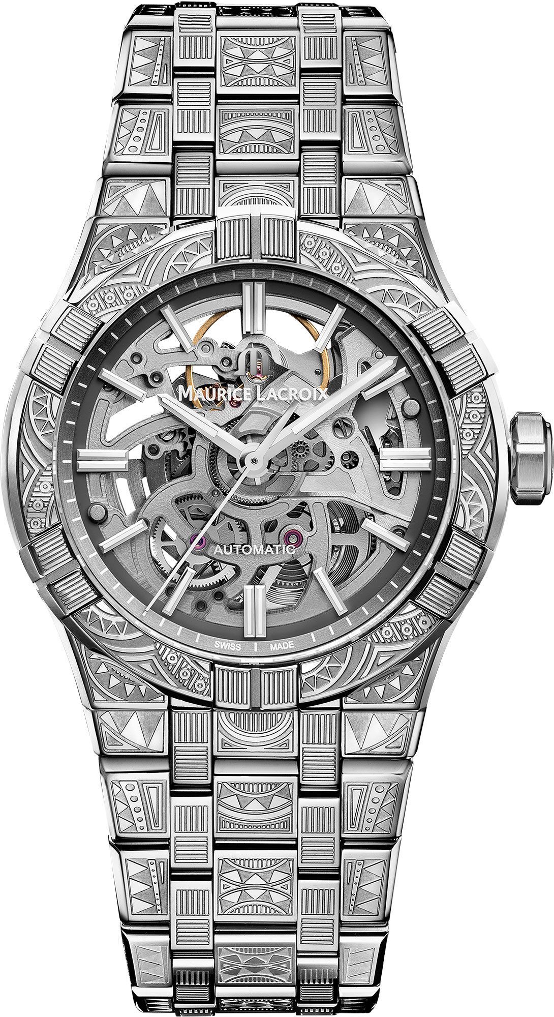 Maurice Lacroix Aikon 39 mm Watch in Skeleton Dial