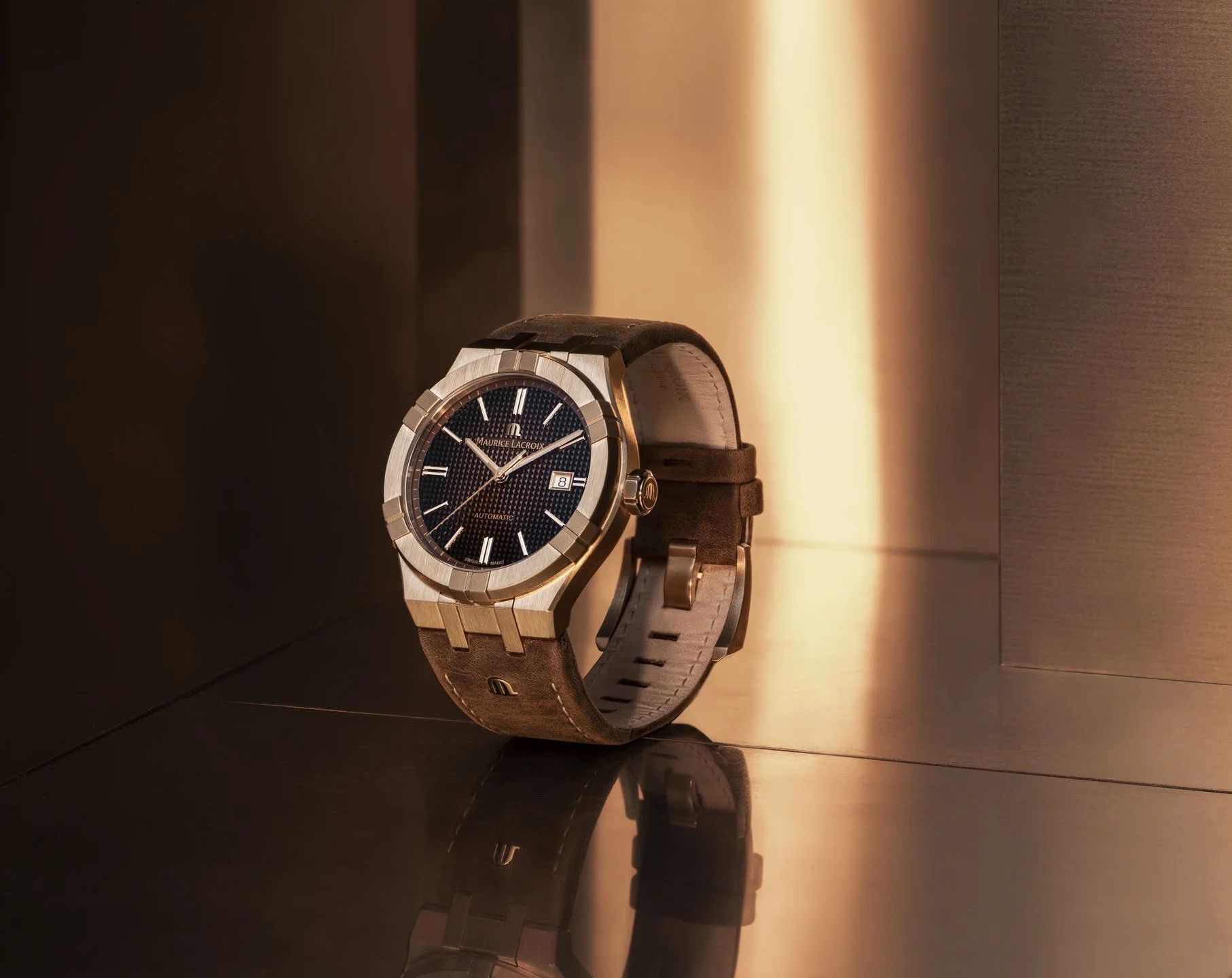 Maurice Lacroix Aikon Aikon Automatic Brown Dial 42 mm Automatic Watch For Men - 4