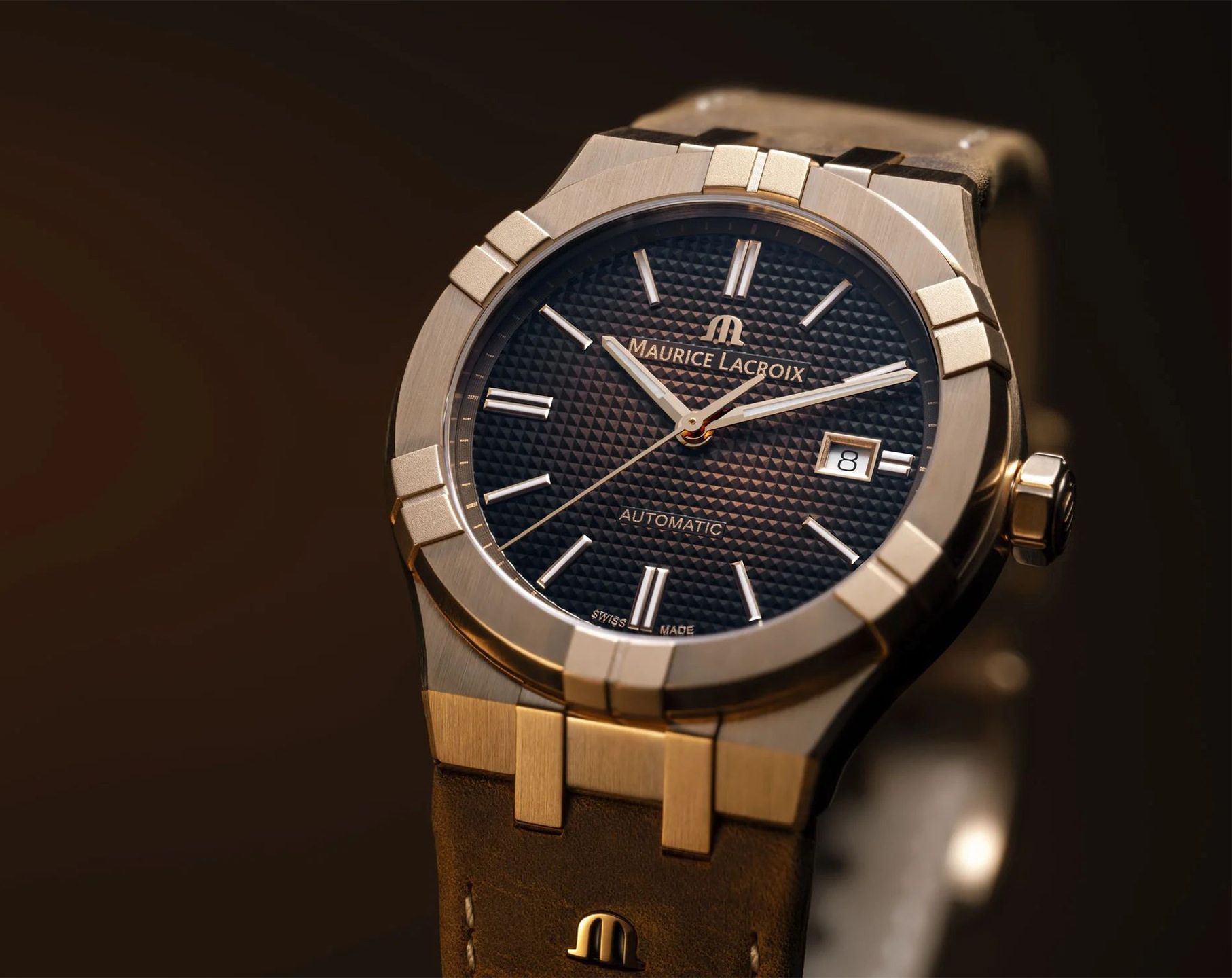 Maurice Lacroix Aikon Aikon Automatic Brown Dial 42 mm Automatic Watch For Men - 5