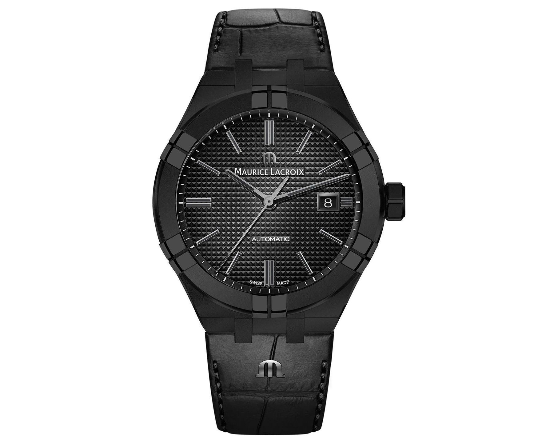 Maurice Lacroix Aikon Automatic 42 mm Watch in Black Dial For Men - 4