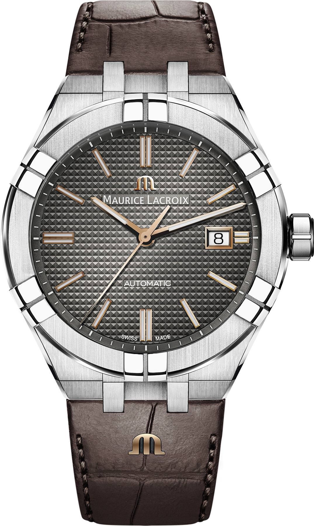 Maurice Lacroix Aikon Automatic 42 mm Watch in Anthracite Dial For Men - 1