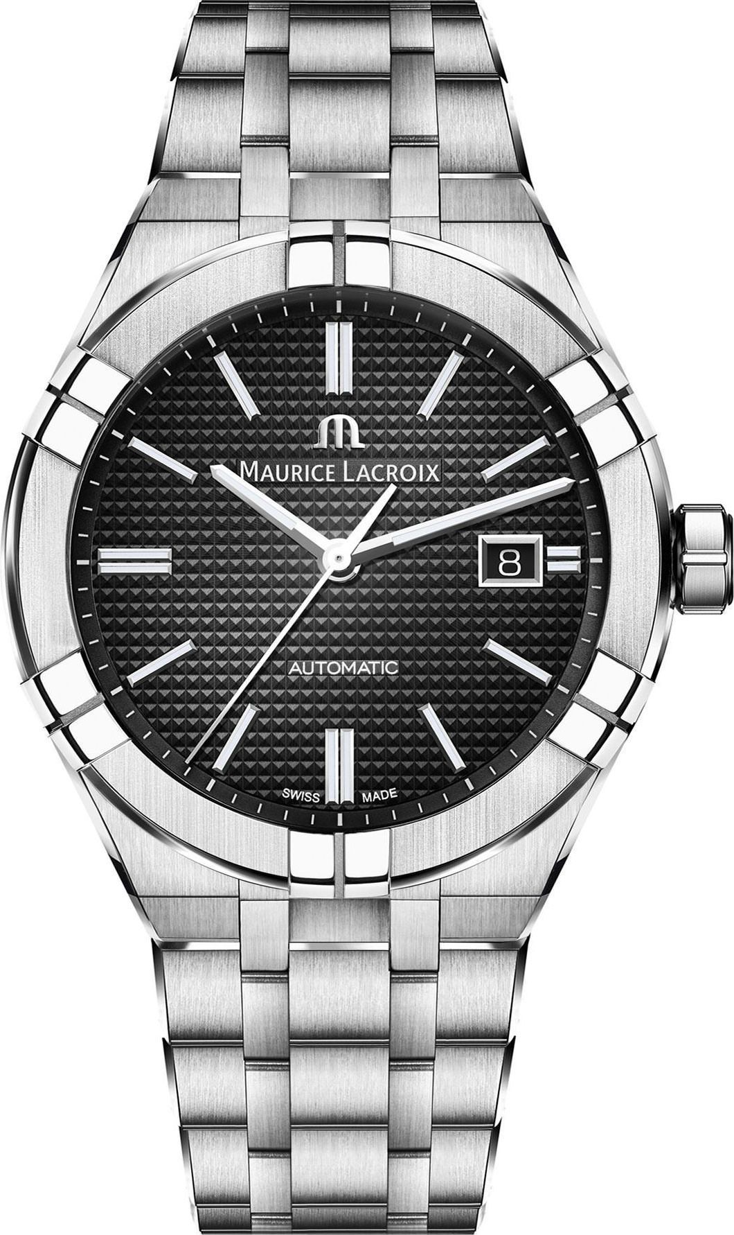 Maurice Lacroix Aikon Automatic 42 mm Watch in Black Dial For Men - 1