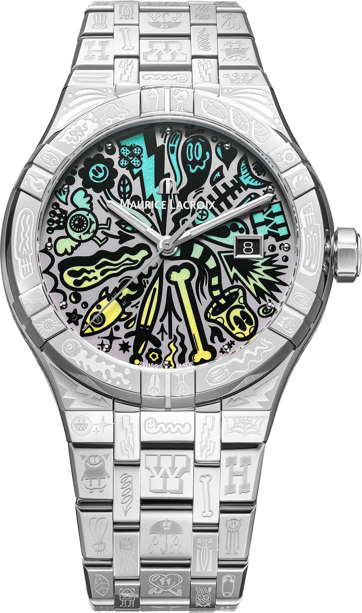 Maurice Lacroix Aikon Aikon Automatic Multicolour Dial 42 mm Automatic Watch For Men - 1