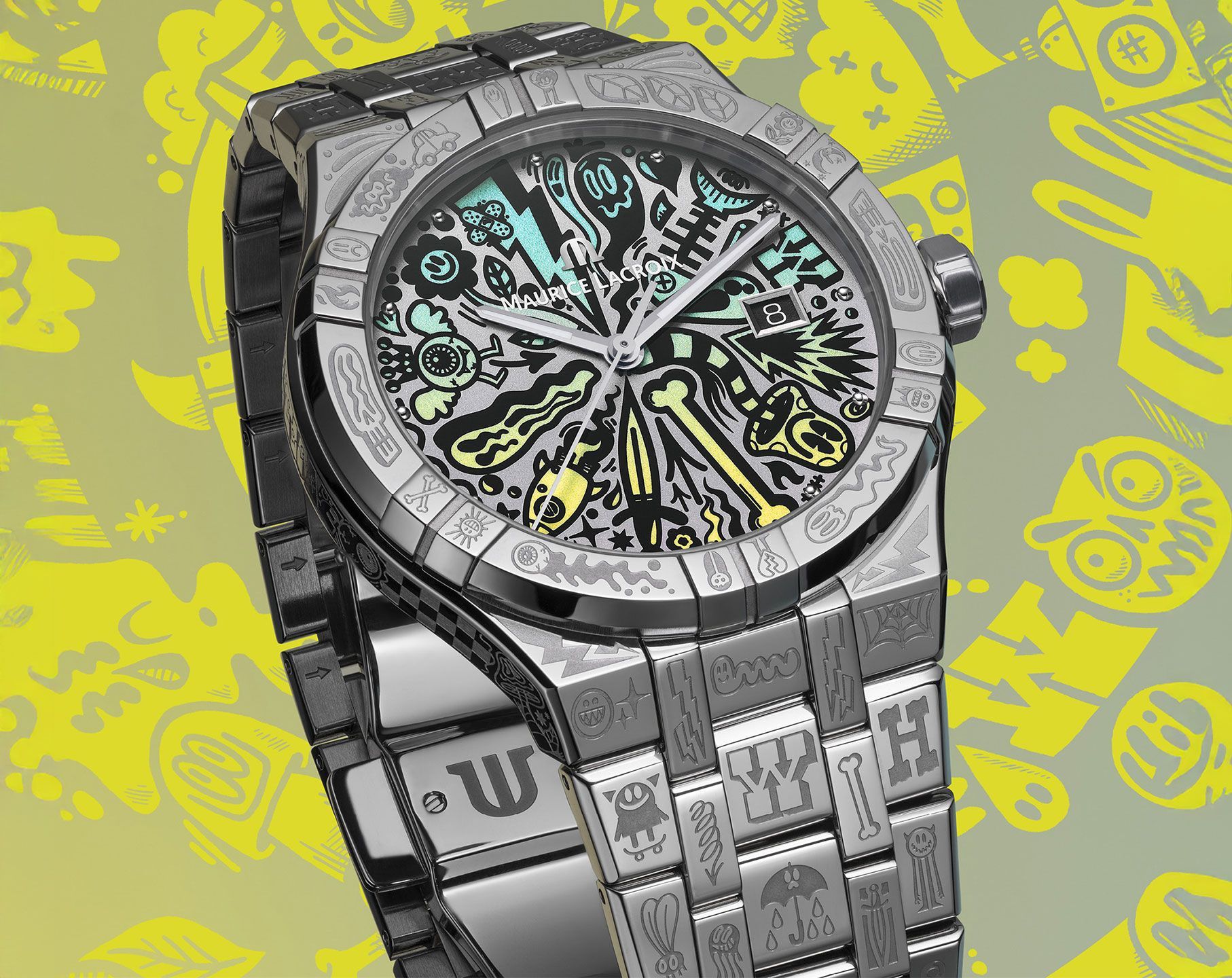 Maurice Lacroix Aikon Aikon Automatic Multicolour Dial 42 mm Automatic Watch For Men - 5