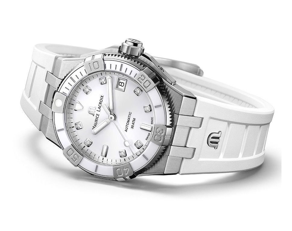 Maurice Lacroix  38 mm Watch in White Dial For Women - 3