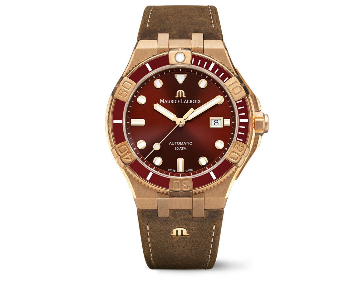 Maurice Lacroix Aikon Aikon Automatic Burgundy Dial 43 mm Automatic Watch For Men - 2
