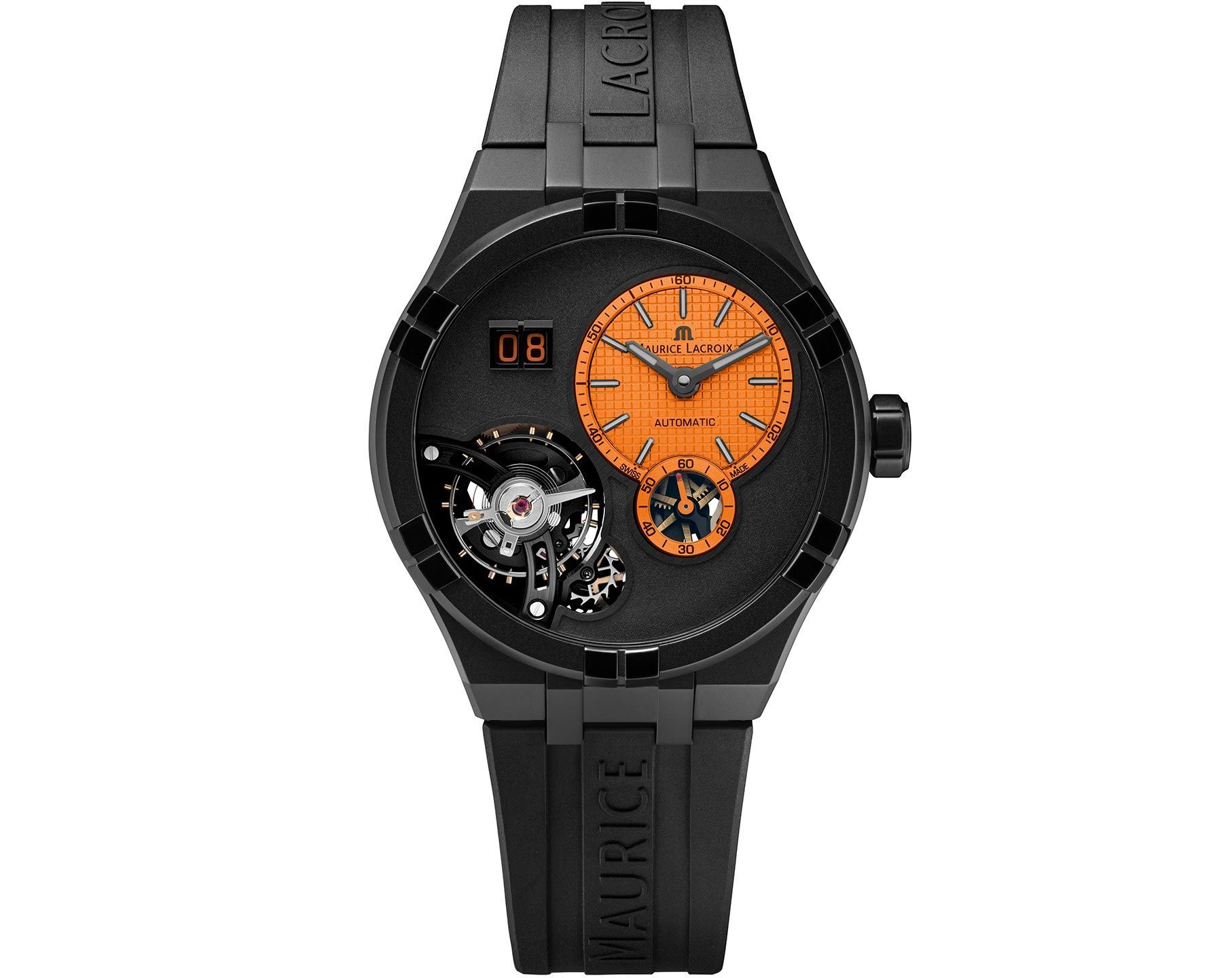 Maurice Lacroix Aikon Aikon Automatic Orange Dial 45 mm Automatic Watch For Men - 2