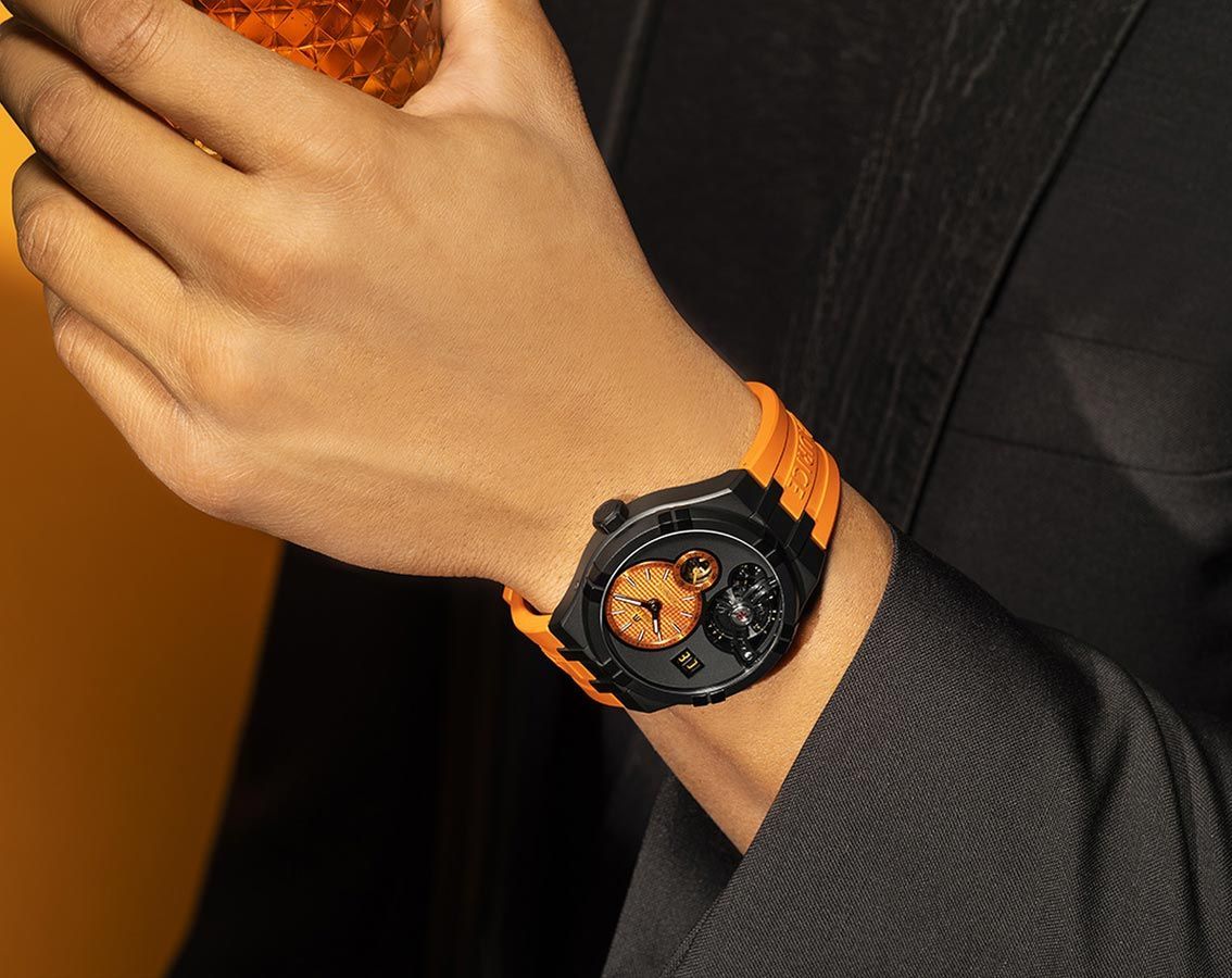 Maurice Lacroix Aikon Aikon Automatic Orange Dial 45 mm Automatic Watch For Men - 5