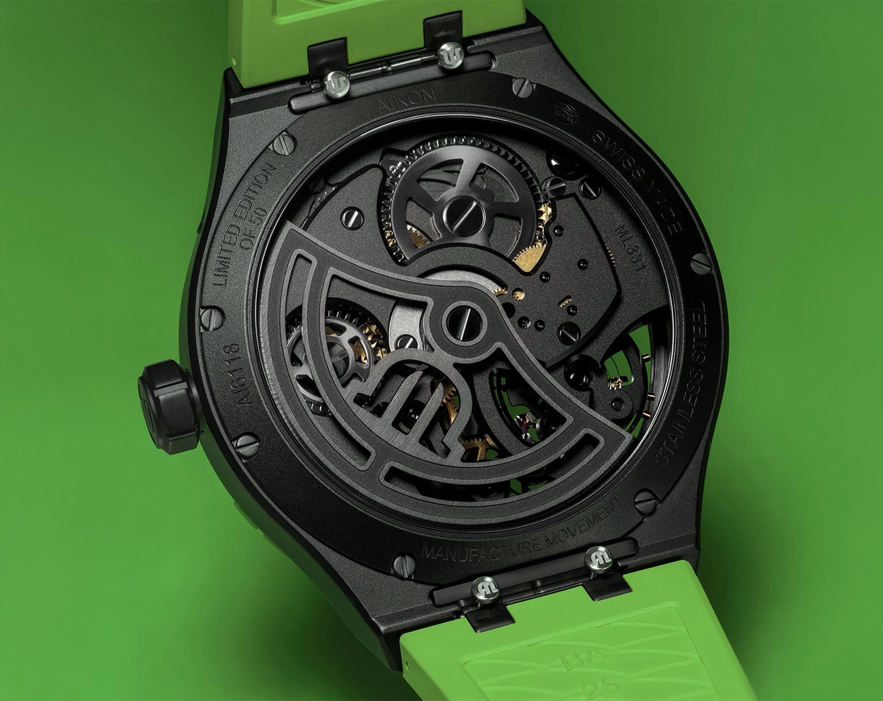 Maurice Lacroix Aikon Aikon Automatic Green Dial 45 mm Automatic Watch For Men - 3