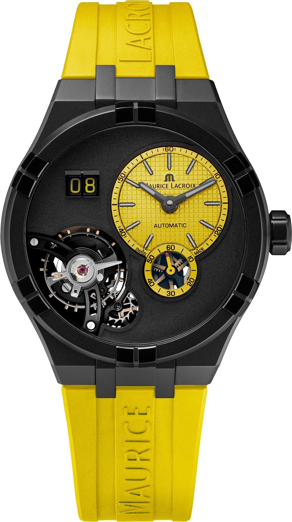 Maurice Lacroix Aikon Aikon Automatic Yellow Dial 45 mm Automatic Watch For Men - 1