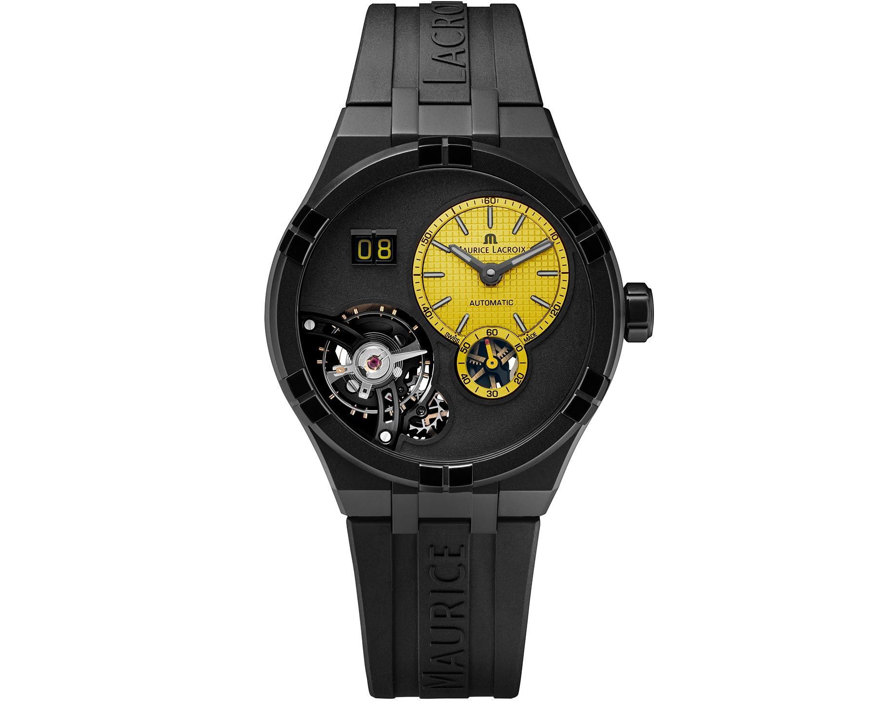 Maurice Lacroix Aikon Aikon Automatic Yellow Dial 45 mm Automatic Watch For Men - 2