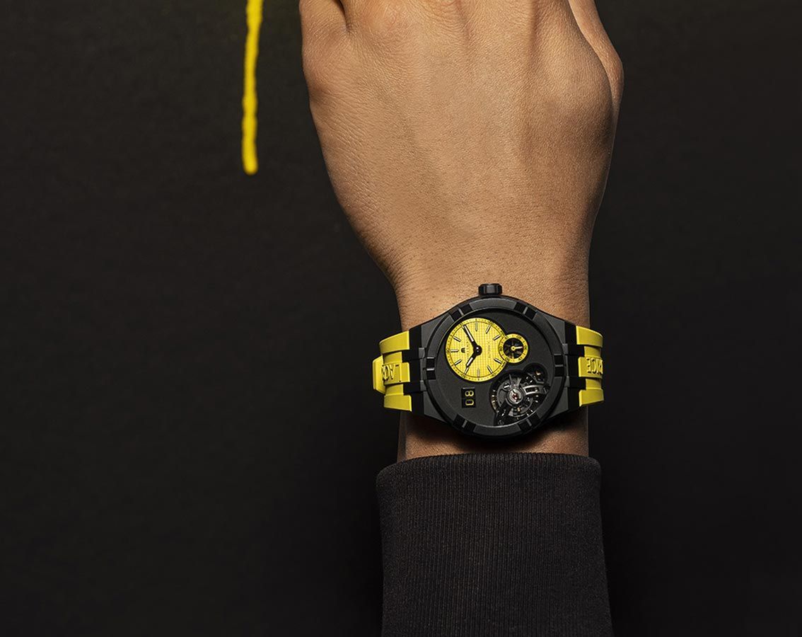 Maurice Lacroix Aikon Aikon Automatic Yellow Dial 45 mm Automatic Watch For Men - 6