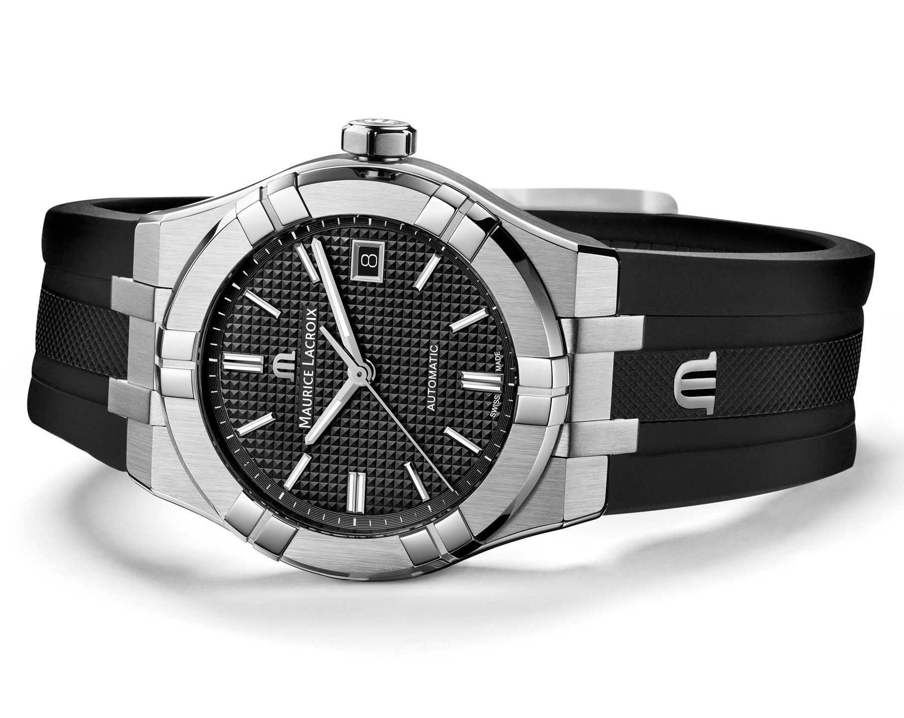 Maurice Lacroix Aikon Automatic 39 mm Watch in Black Dial