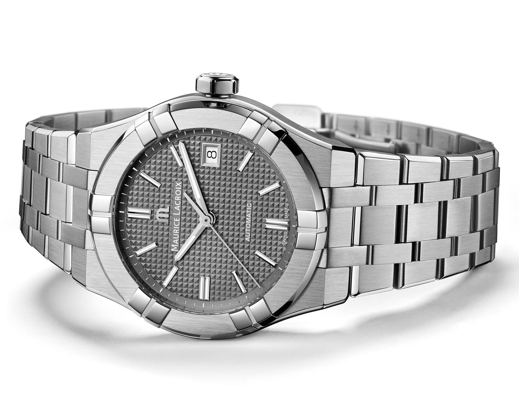 Maurice Lacroix Aikon Automatic 39 mm Watch in Grey Dial