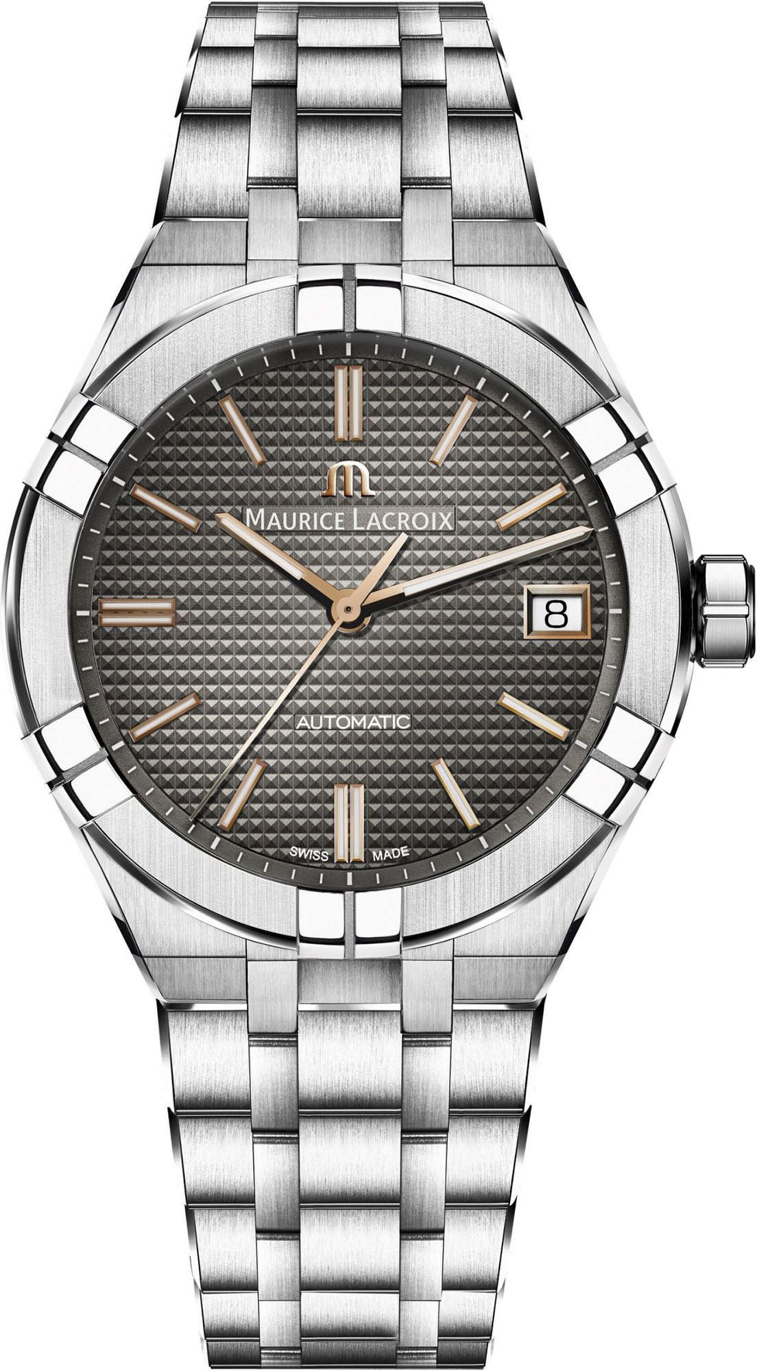 Maurice Lacroix Aikon Automatic 39 mm Watch in Anthracite Dial For Men - 1