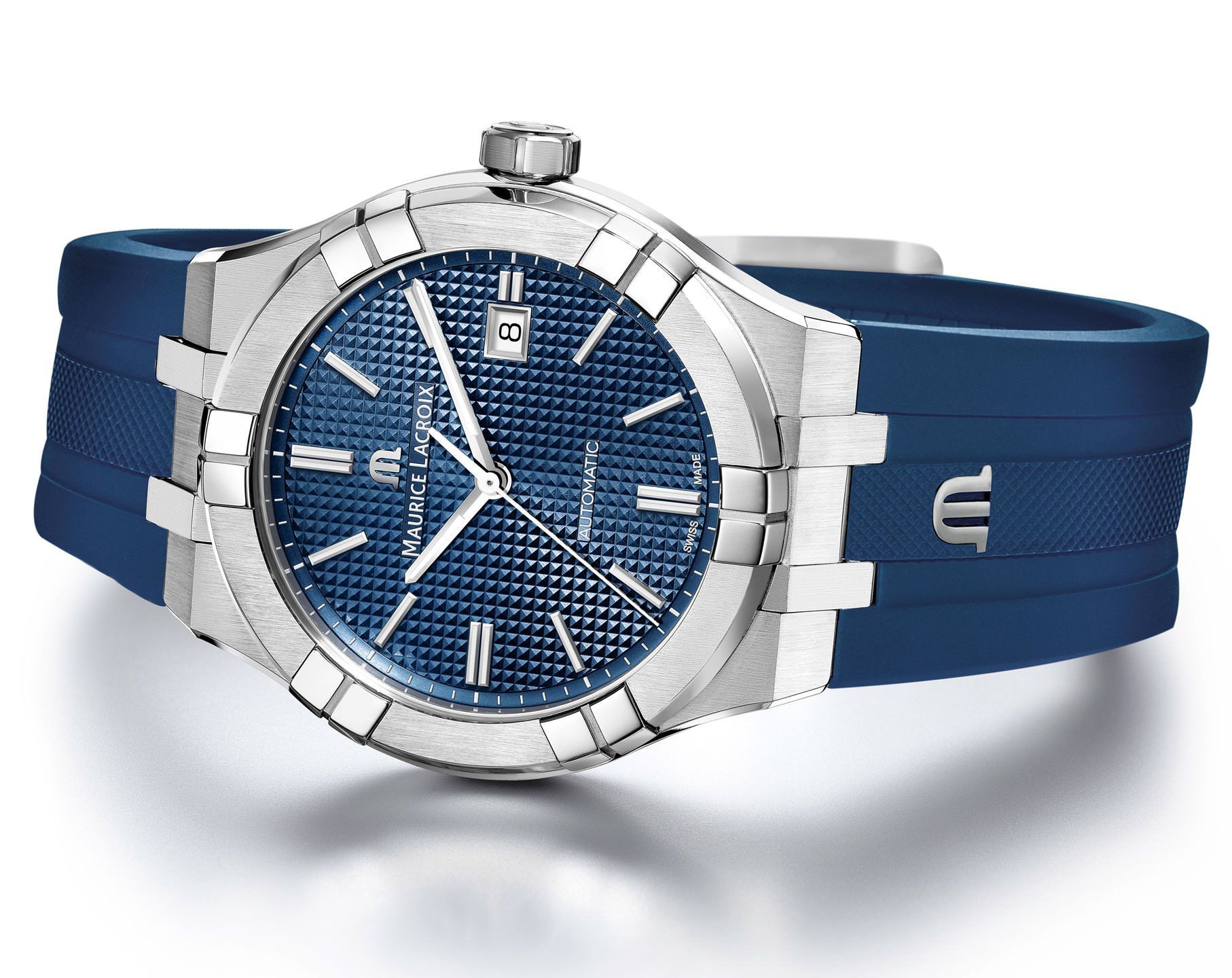 Maurice Lacroix Aikon Automatic 42 mm Watch in Blue Dial | Schweizer Uhren
