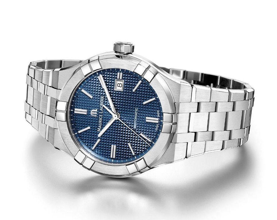 Maurice Lacroix Aikon Automatic 42 mm Watch in Blue Dial For Men - 5