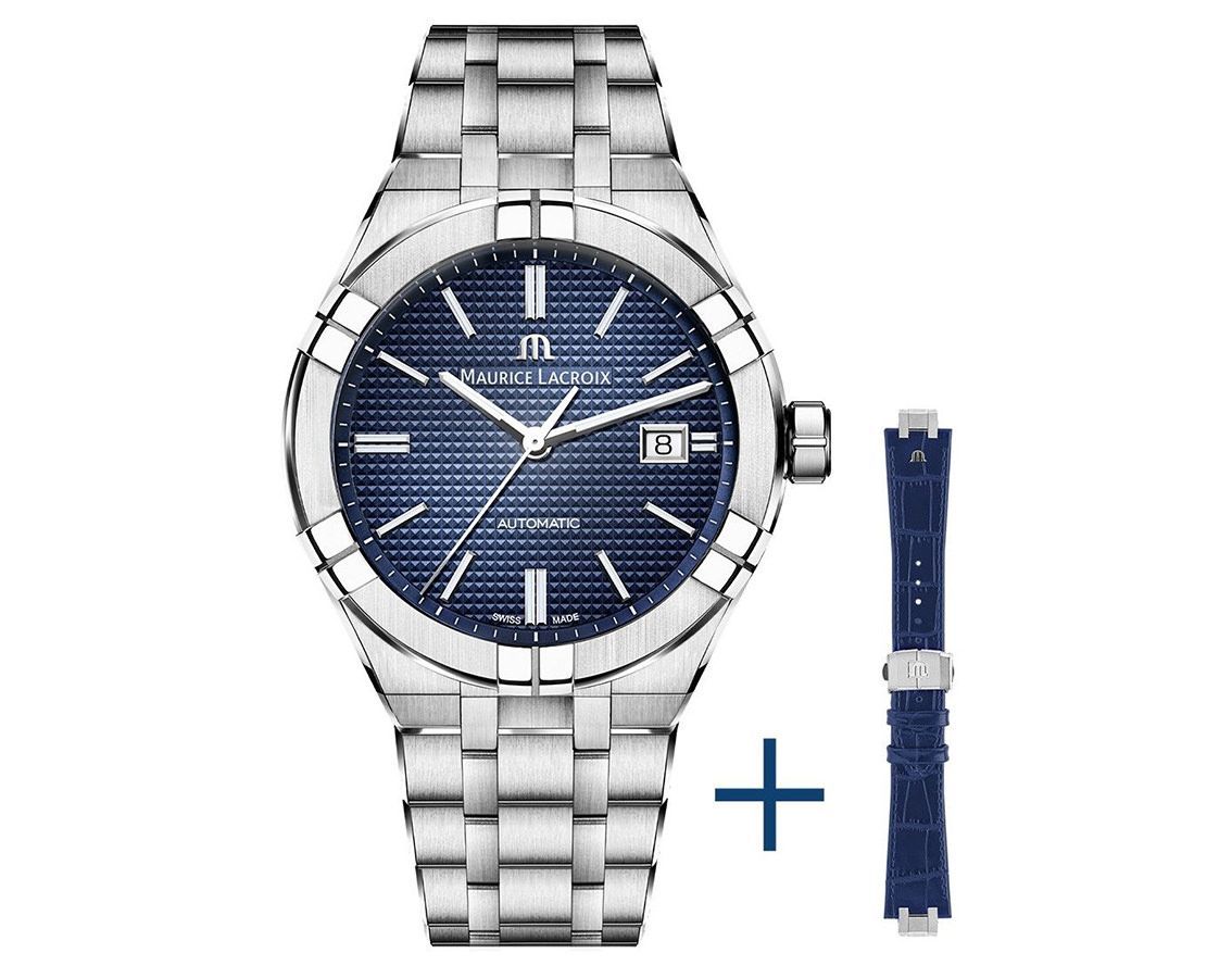Maurice Lacroix Aikon Automatic 42 mm Watch in Blue Dial For Men - 2