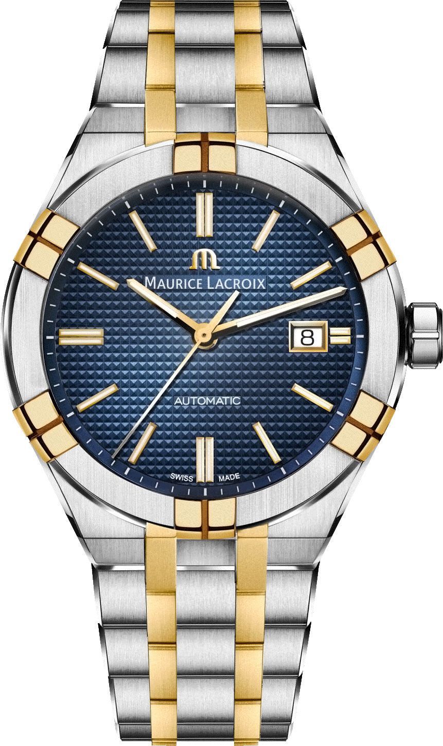 Maurice Lacroix Aikon Automatic 42 mm Watch in Blue Dial For Men - 1