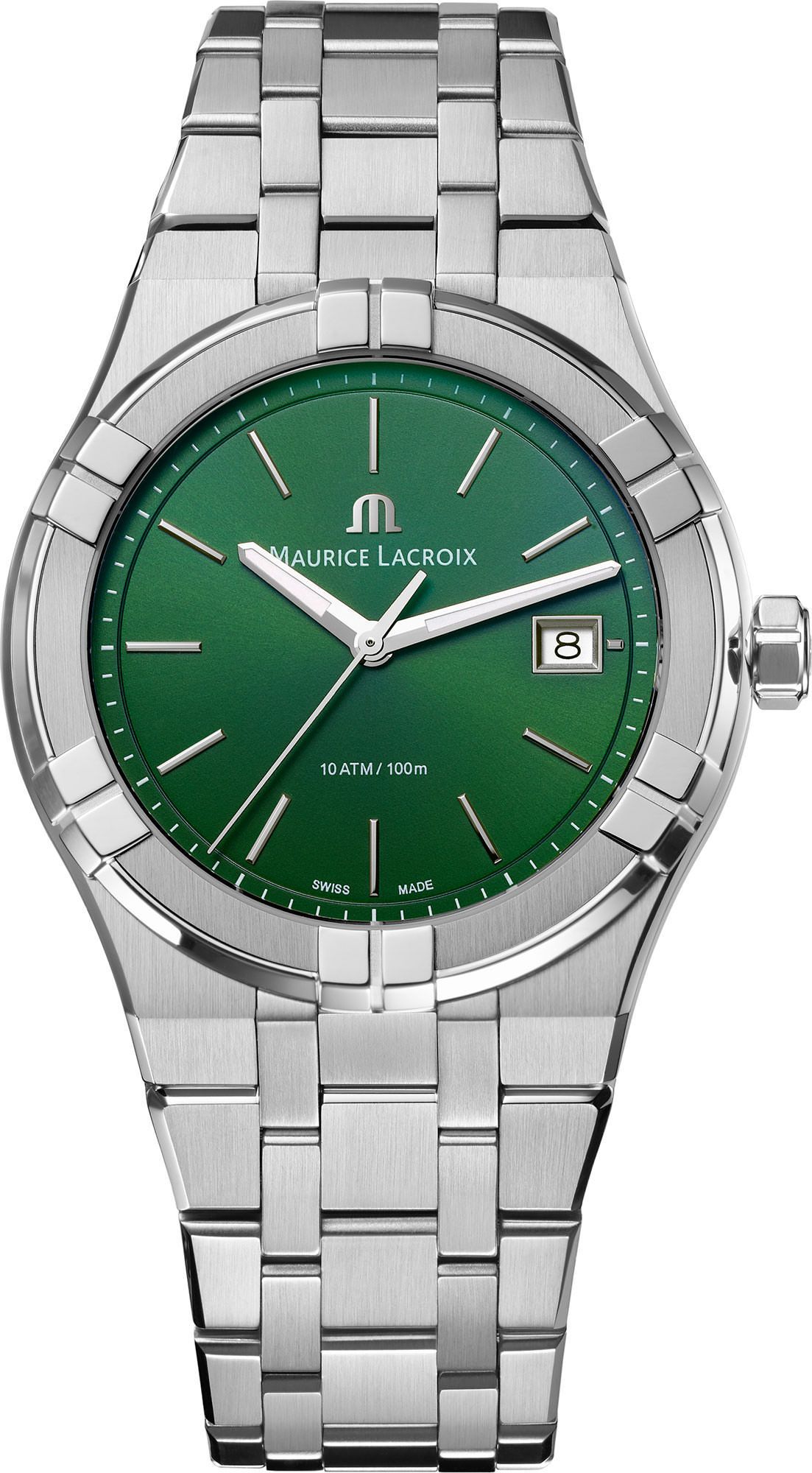 Maurice Lacroix Aikon Quartz 40 mm Watch in Green Dial For Unisex - 1