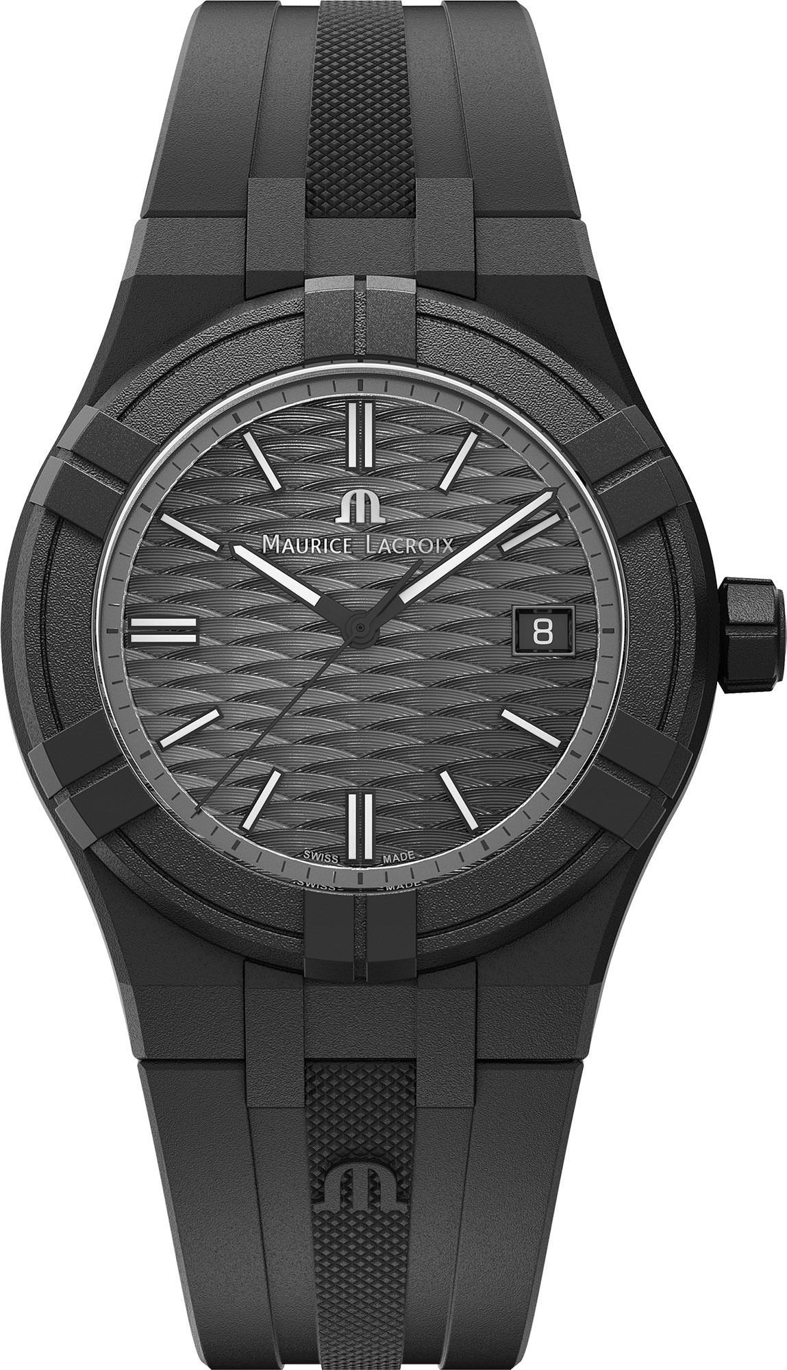 Maurice Lacroix Aikon #tide 40 mm Watch in Black Dial For Unisex - 1