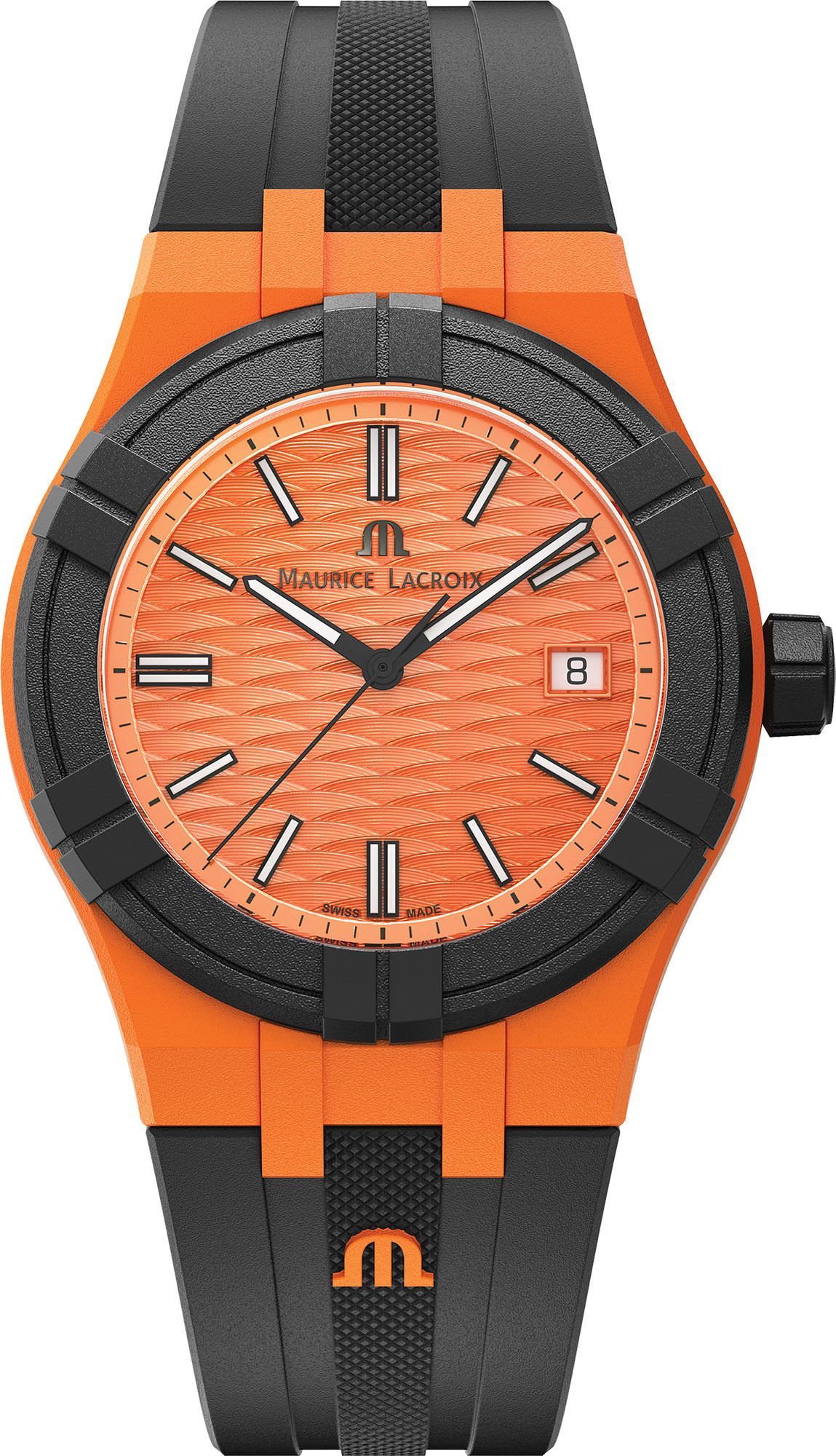 Maurice Lacroix Aikon Aikon #tide Orange Dial 40 mm Quartz Watch For Unisex - 1