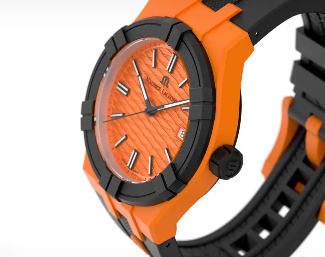 Maurice Lacroix Aikon Aikon #tide Orange Dial 40 mm Quartz Watch For Unisex - 2