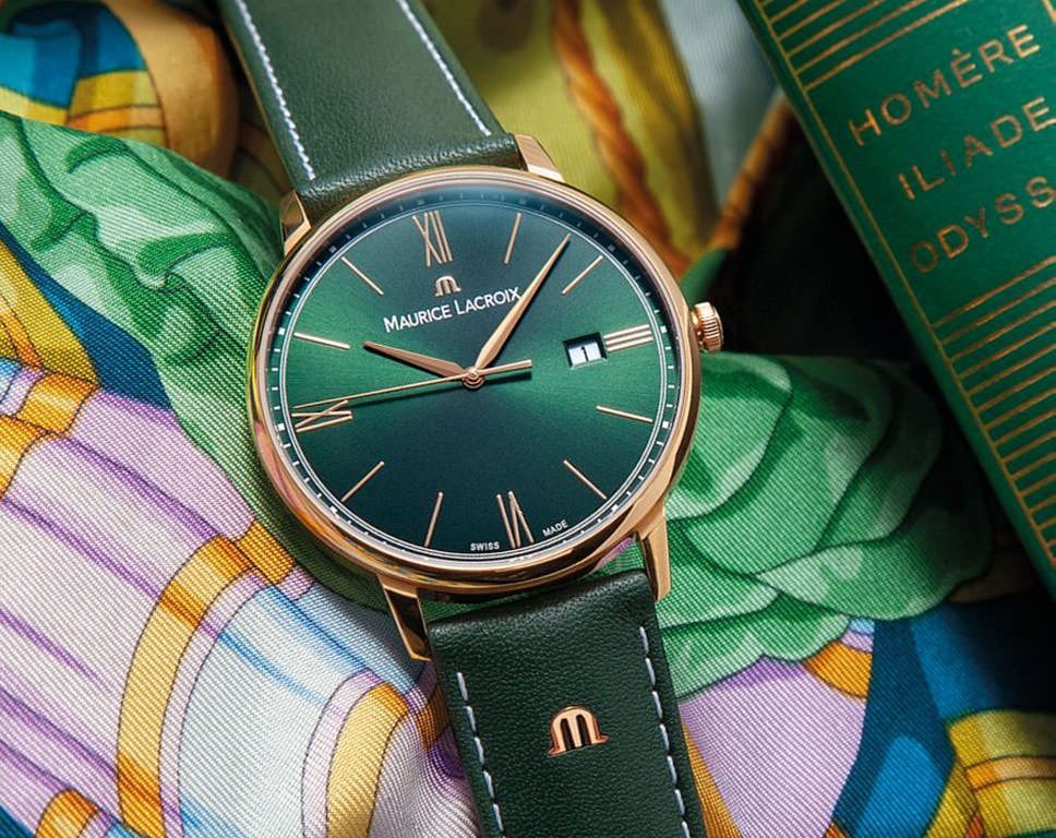 Lacroix Maurice 40 Green Eliros in Dial Watch mm