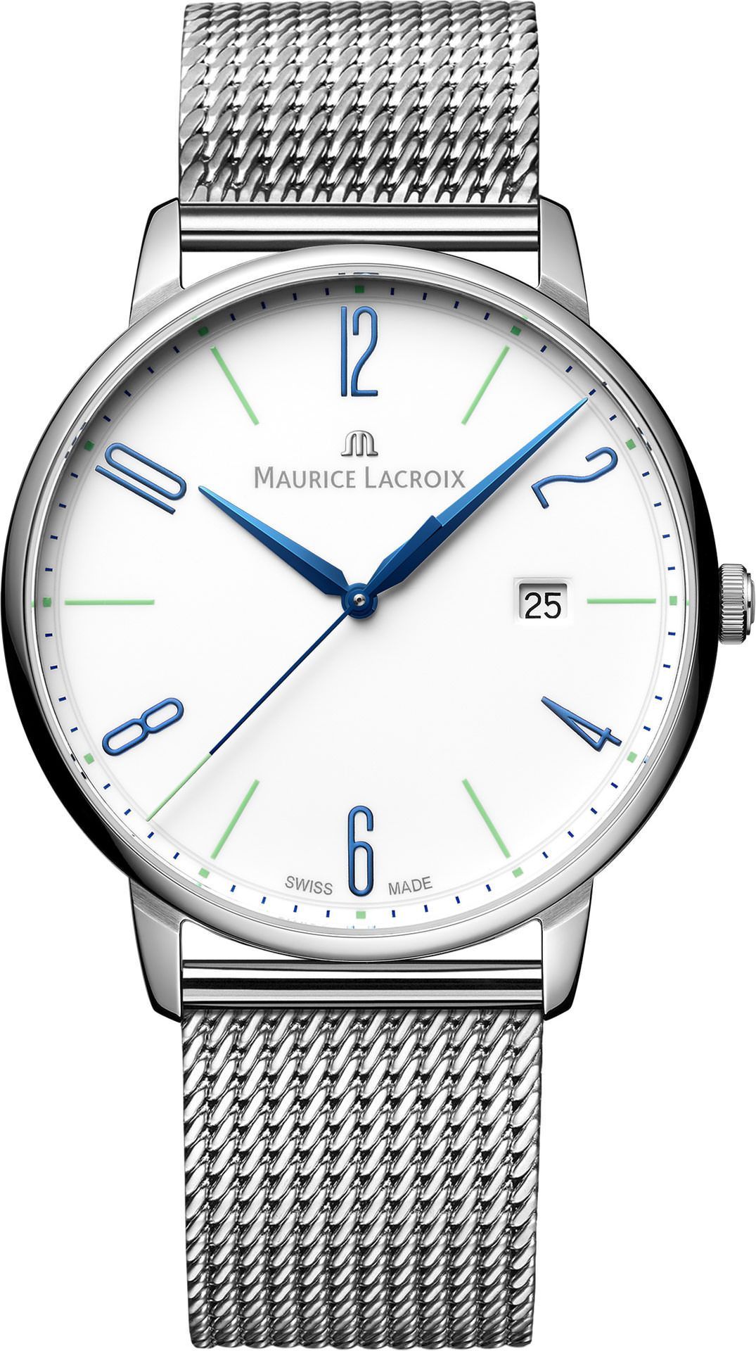 Maurice Lacroix Eliros  White Dial 40 mm Quartz Watch For Men - 1